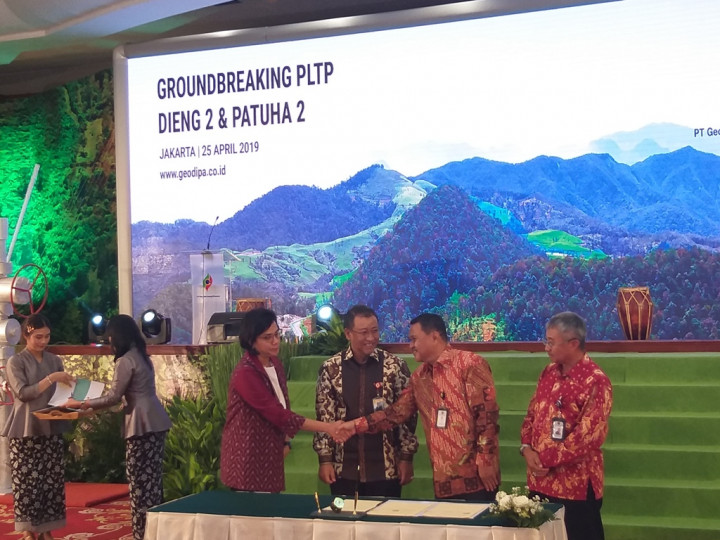 Menkeu Resmikan Pembangunan PLTP Unit 2 Dieng dan Patuha Geo Dipa