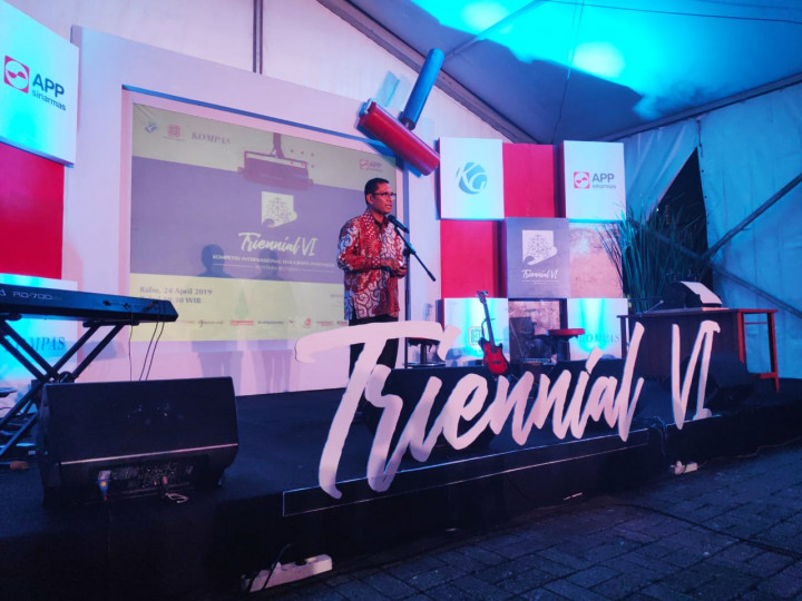 Anugerah Pemenang Kompetisi Internasional Awali Pameran Triennial Seni Grafis Indonesia VI