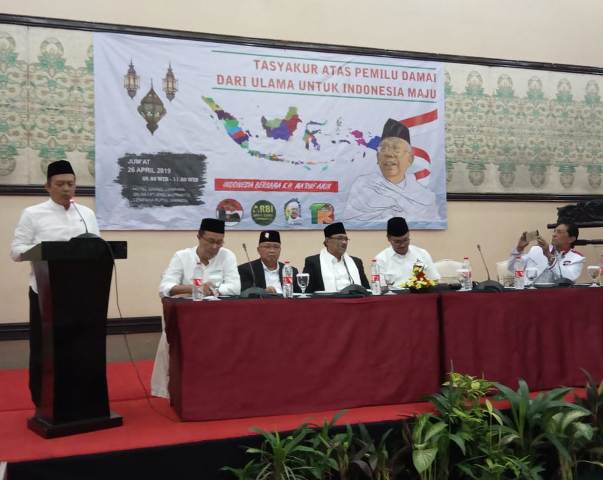 Pesan Ma'ruf untuk Relawan dan Pendukungnya