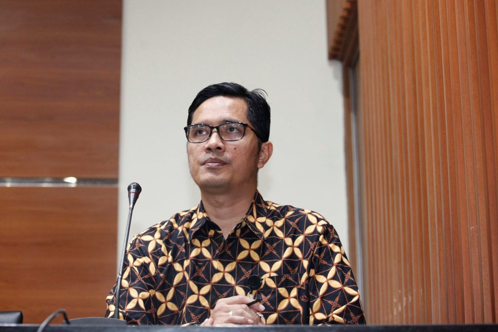 Juru bicara KPK Febri Diansyah. MI/Rommy Pujianto.