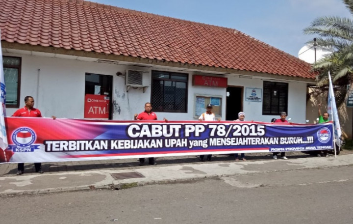 1.200 Buruh Jateng Mulai `Menyerbu` Jakarta