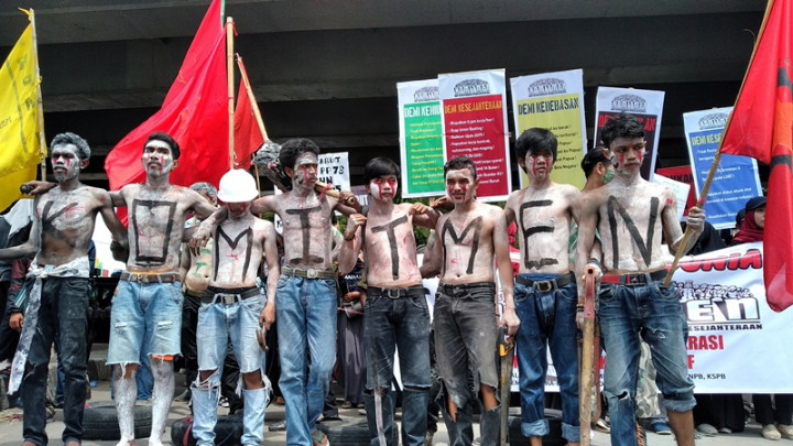 Buruh di Makassar Minta PP 78 Dicabut