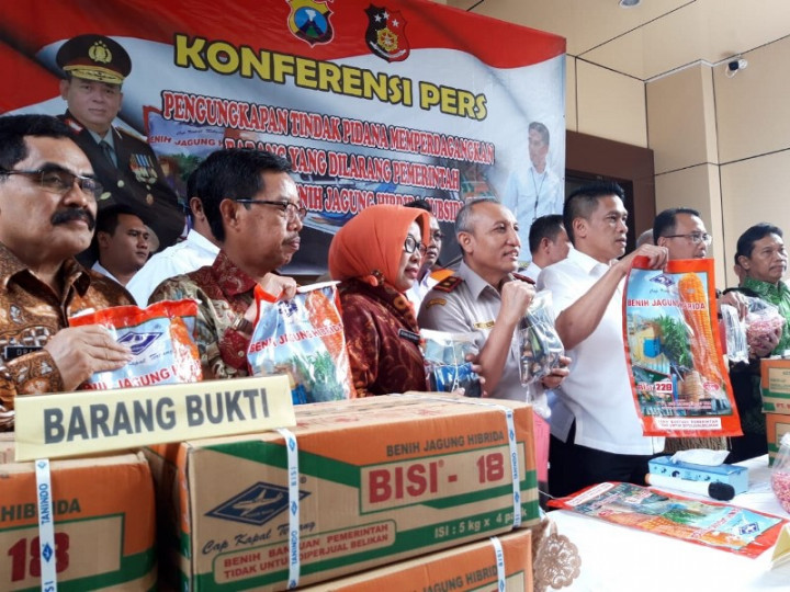 Polisi Bongkar Penjualan 1.060 Kilogram Benih Jagung Bersubsidi