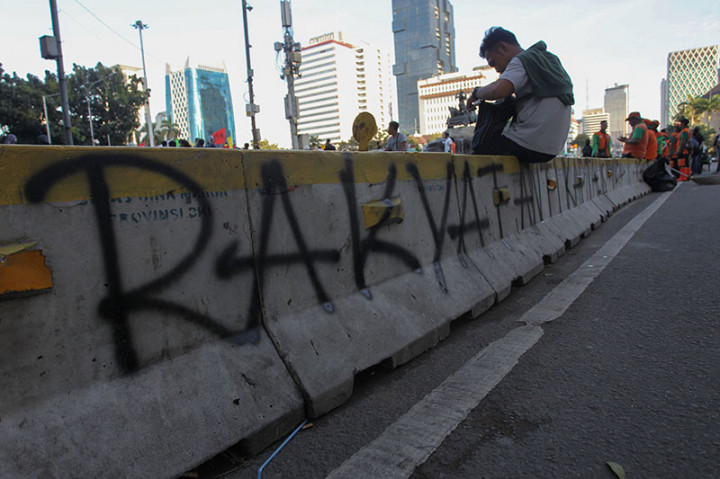 Keterkaitan Vandalisme di Jakarta dan Bandung Diselidiki