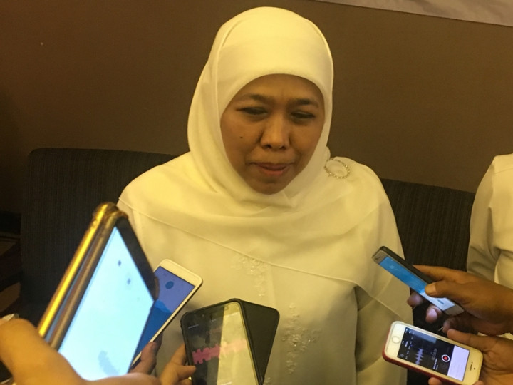 Khofifah Terima Sembilan Tuntutan Buruh Jatim