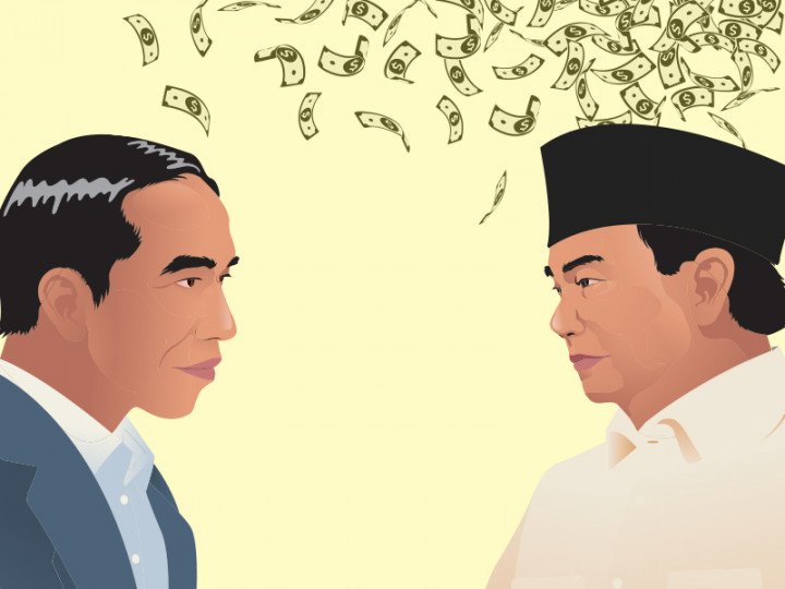Dana Kampanye Jokowi-Ma'ruf dan Prabowo-Sandi di Pilpres 2019