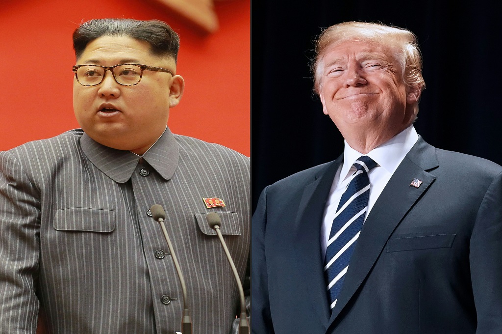 Presiden AS Donald Trump (kanan) dan pemimpin Korut Kim Jong-un. (Foto: AFP)