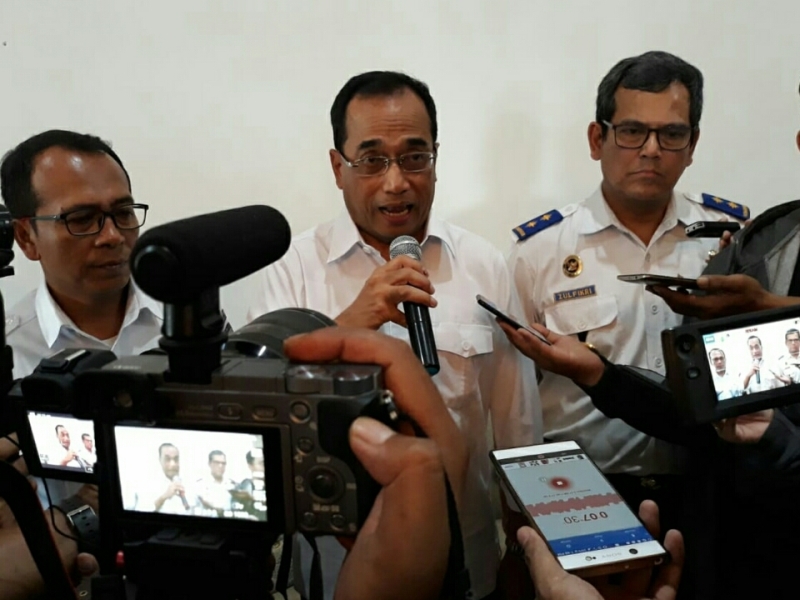 Menteri Perhubungan Budi Karya Sumadi, di Solo, Sabtu, 4 Mei 2019.