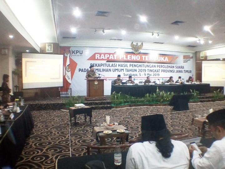 KPU Jatim Target Rekapitulasi Tuntas Lima Hari