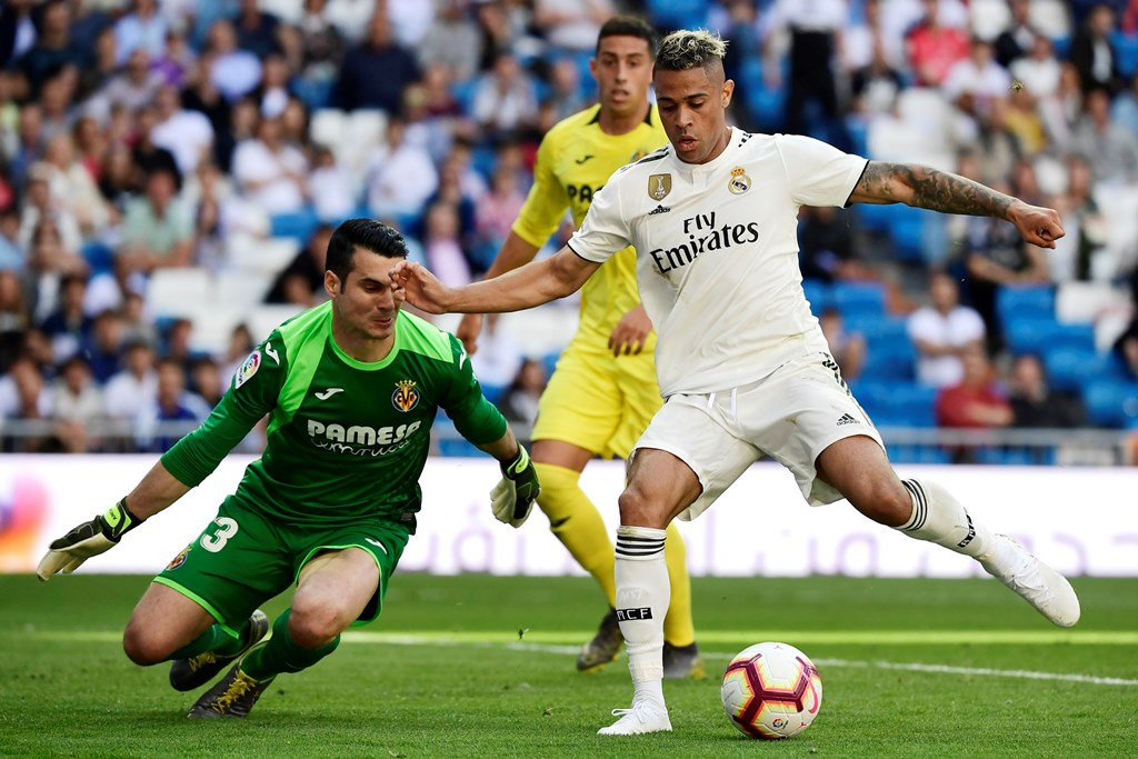 Suasana laga Real Madrid vs Villarreal. (JAVIER SORIANO / AFP)