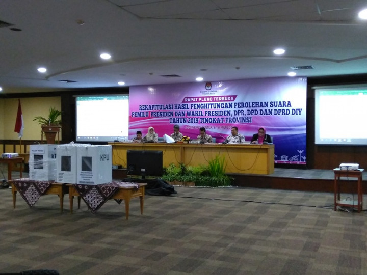KPU DIY Mulai Gelar Pleno Rekapitulasi Suara