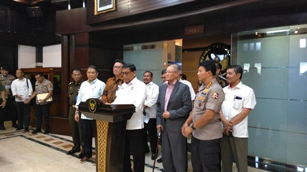 Menteri Koordinator bidang Politik Hukum dan HAM Wiranto. Medcom.id/Muhammad Syahrul Ramadhan, 