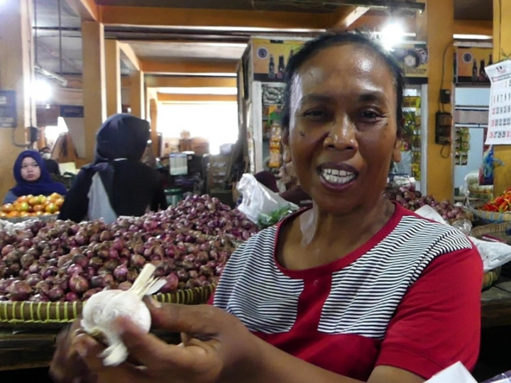 Harga Bawang Putih di Yogyakarta Turun