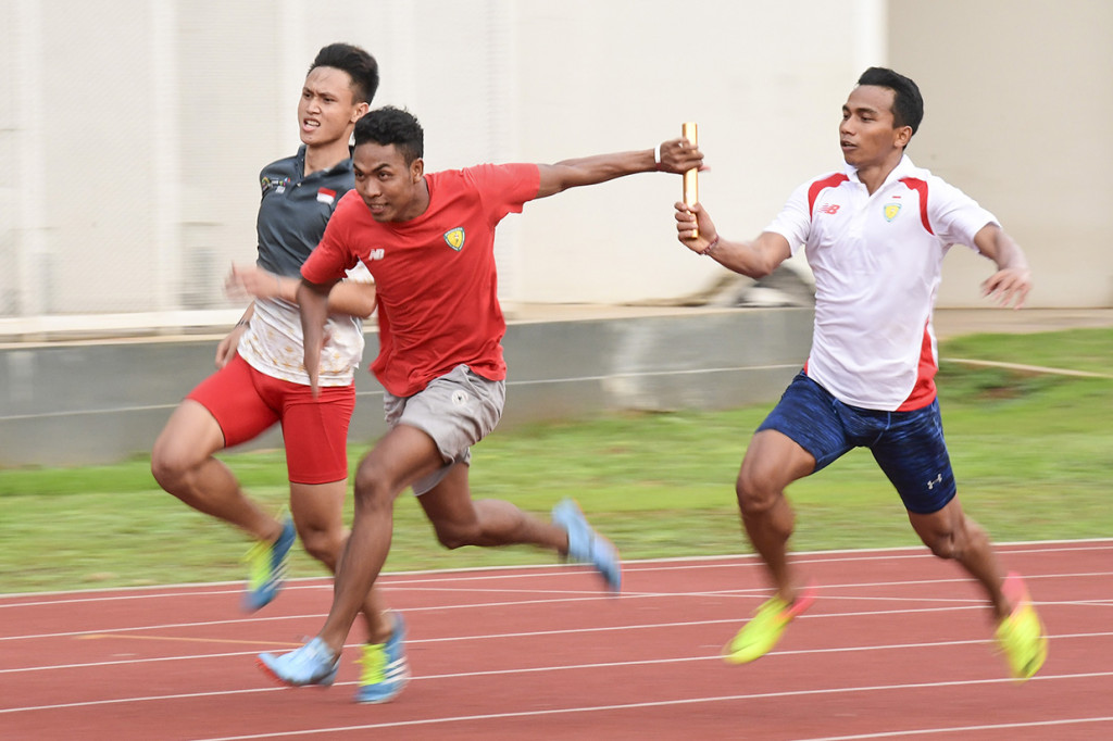 Tengok Persiapan Tim Estafet Putra Jelang Kejuaraan Dunia