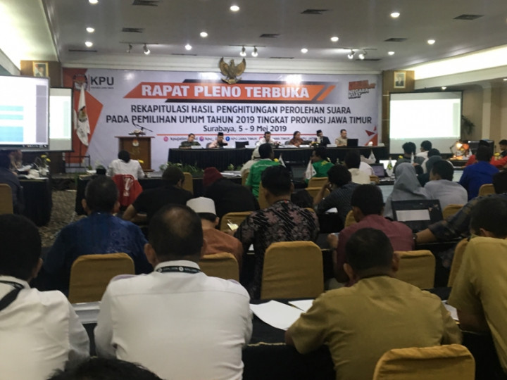 Prabowo-Sandi Tersungkur di 13 Wilayah Jatim