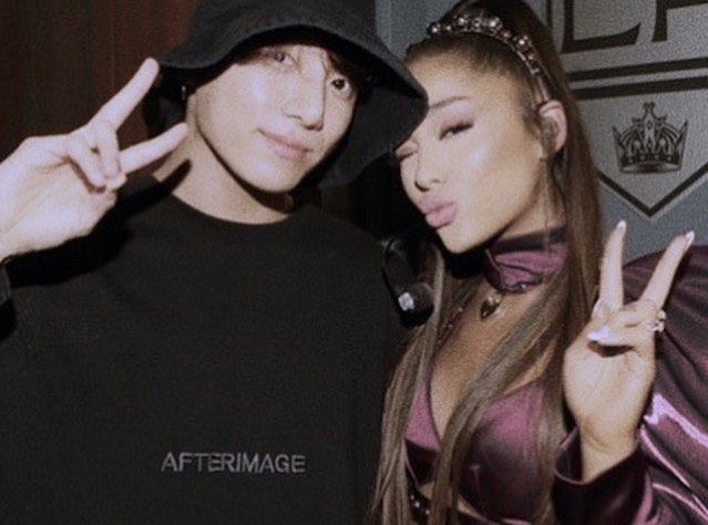 Ariana Grande Pamer Foto Bareng Jungkook BTS