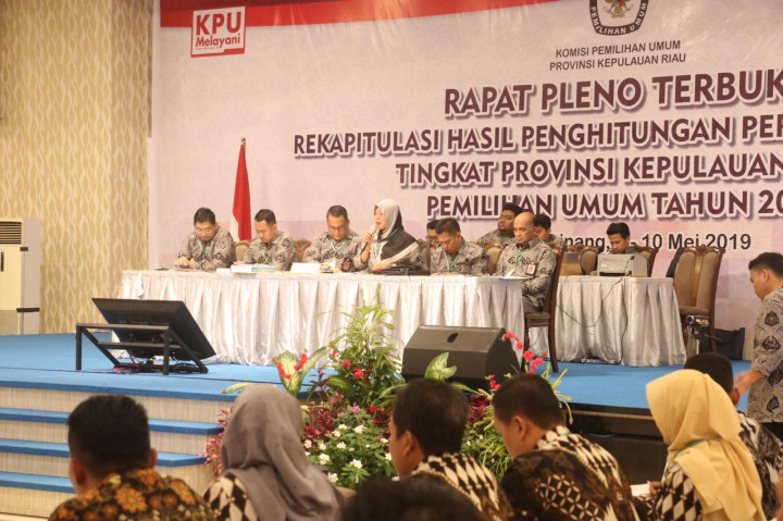 Rekapitulasi Suara di Kepri Dinilai Kondusif dan Transparan
