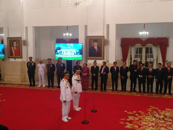 Presiden Lantik Gubernur dan Wagub Maluku Utara