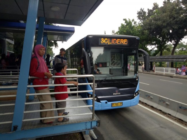 Transjakarta Buka Layanan ke Stasiun MRT Blok A