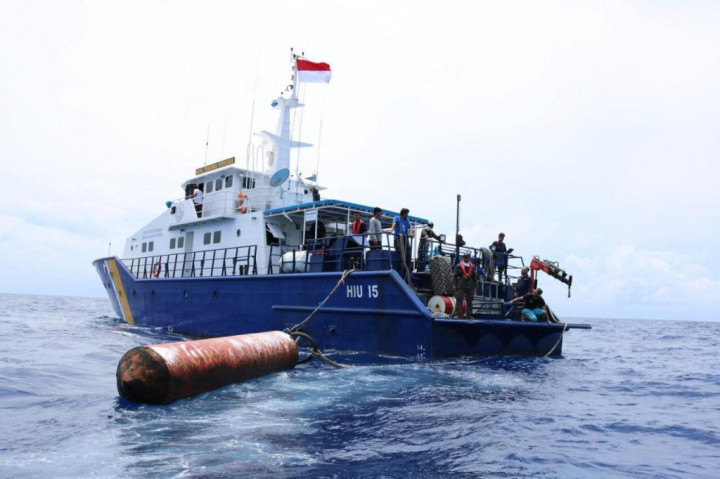 Empat Rumpon Ilegal Milik Nelayan Filipina Ditertibkan