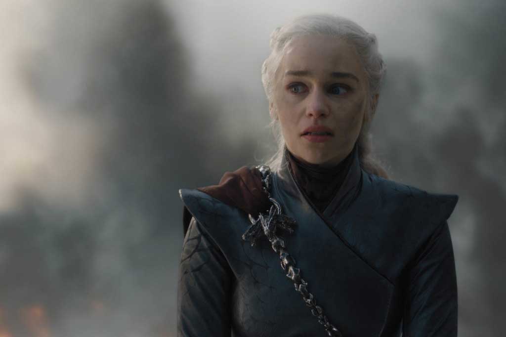 Emilia Clarke dalam Game of Thrones musim kedelapan (Foto: HBO)