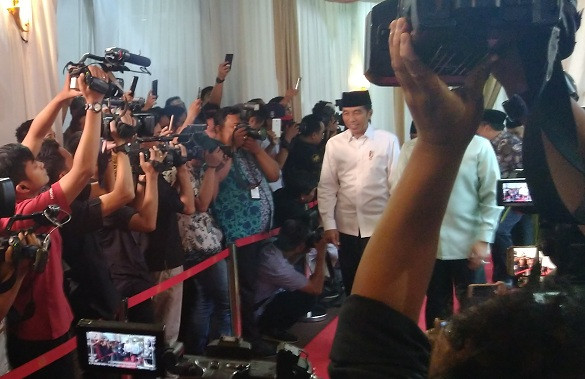 Presiden Buka Bersama di Kediaman Ketua DPR