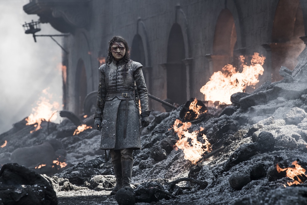 Maisie Williams dalam Game of Thrones 8 (HBO)