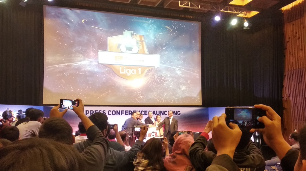 Suasana peluncuran Liga 1 2019 (Medcom/Rendy Renuki H)