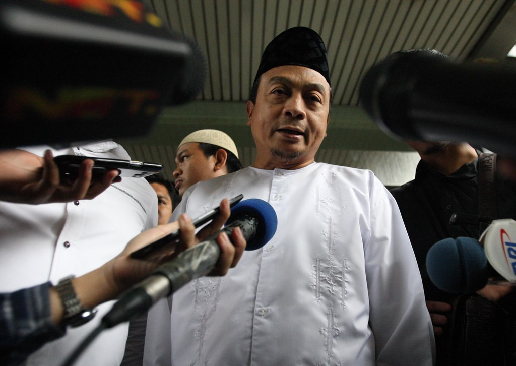Mantan Ketua Gerakan Nasional Pengawal Fatwa Majelis Ulama Indonesia (MUI) Bachtiar Nasir. (Foto: MI/Adam Dwi)