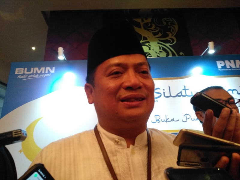 Direktur Utama PNM Arief Mulyadi. Medcom/Desi.