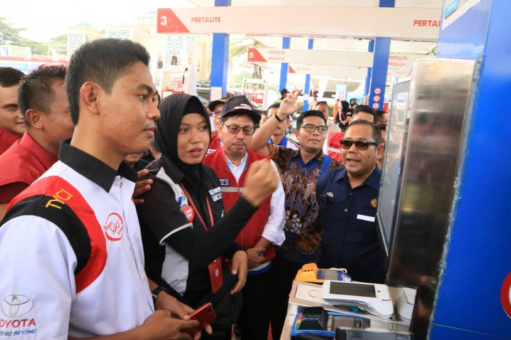 Pertamina Sosialisasi SPBU <i>Self Service</i> di Cikampek