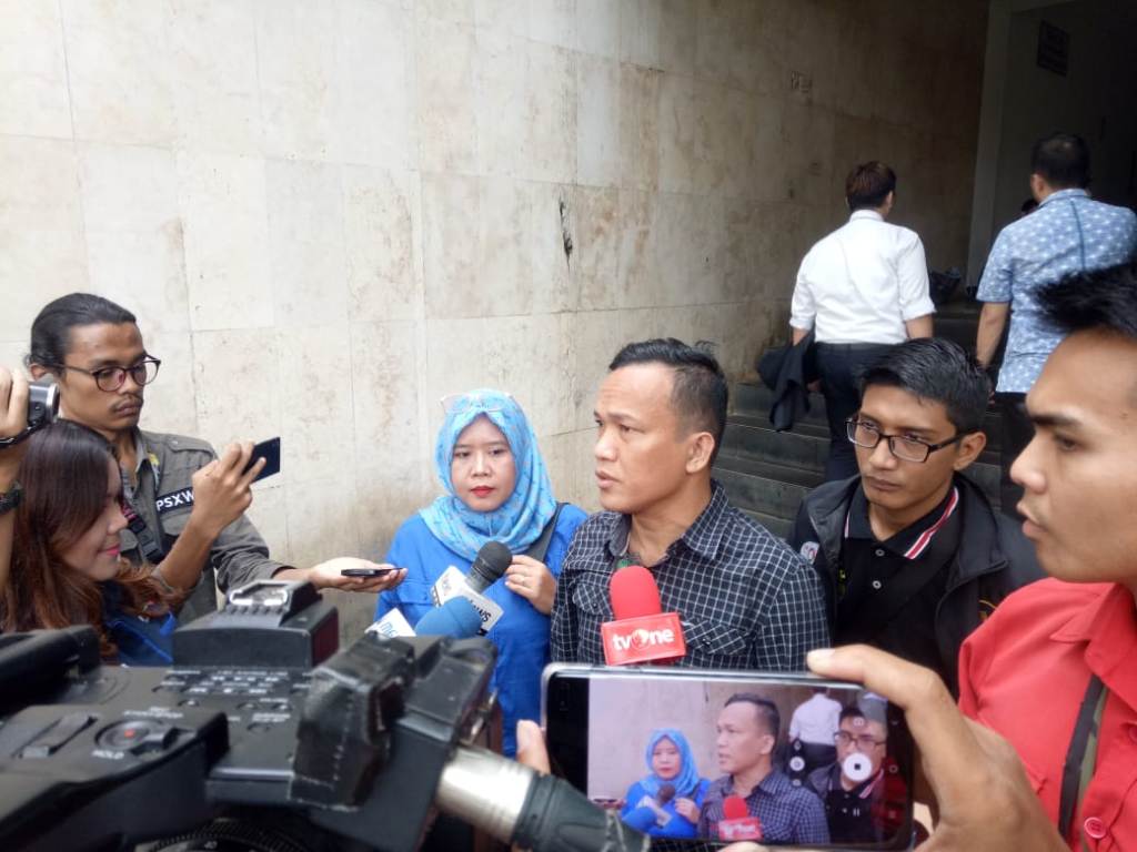 Ketua Umum Jokowi Mania Immanuel Ebenezer. Foto: Medcom.id/Siti Yona Hukmana.