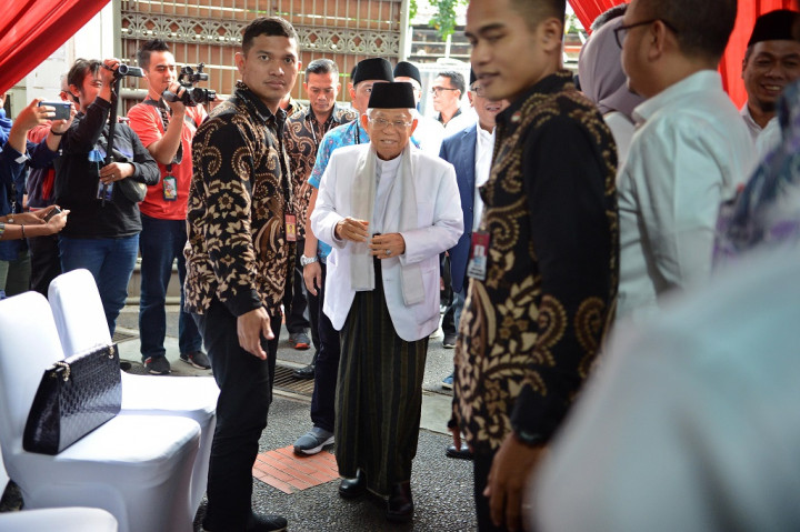 Kiai Ma'ruf Heran dengan Sikap Tim Prabowo-Sandiaga