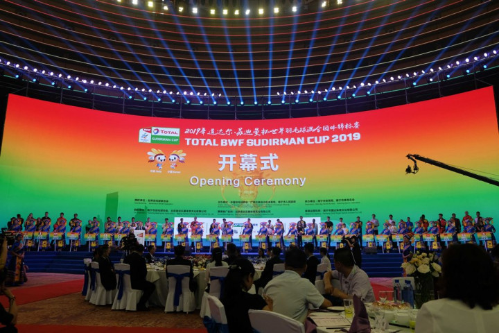 Seremoni Pembukan Piala Sudirman 2019 Berlangsung Megah