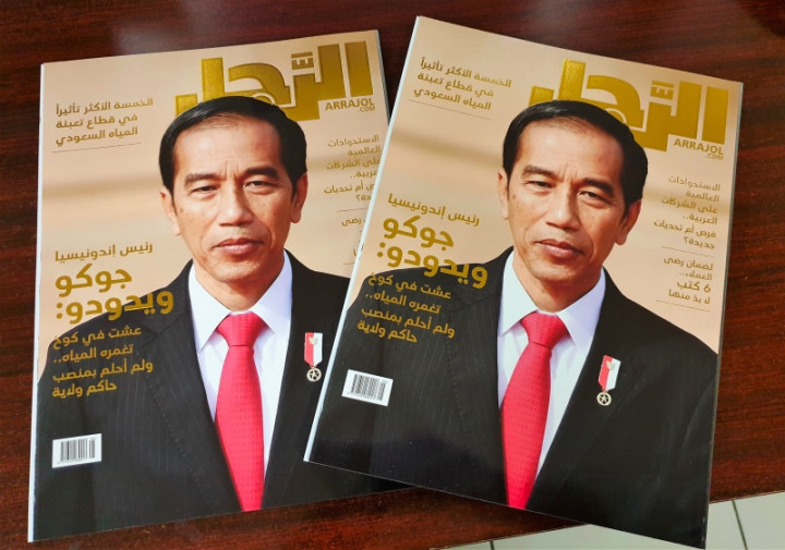'Tangan Bersih' Jokowi Menginspirasi Majalah Arab Saudi