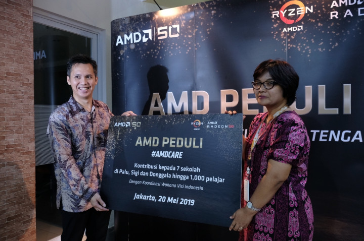 AMD Sumbang Teknologi ke Sekolah di Sulawesi Tengah