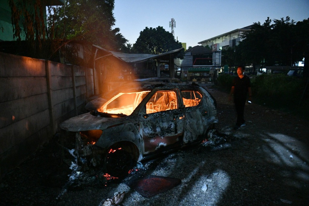 Asrama Brimob di Petamburan Terbakar