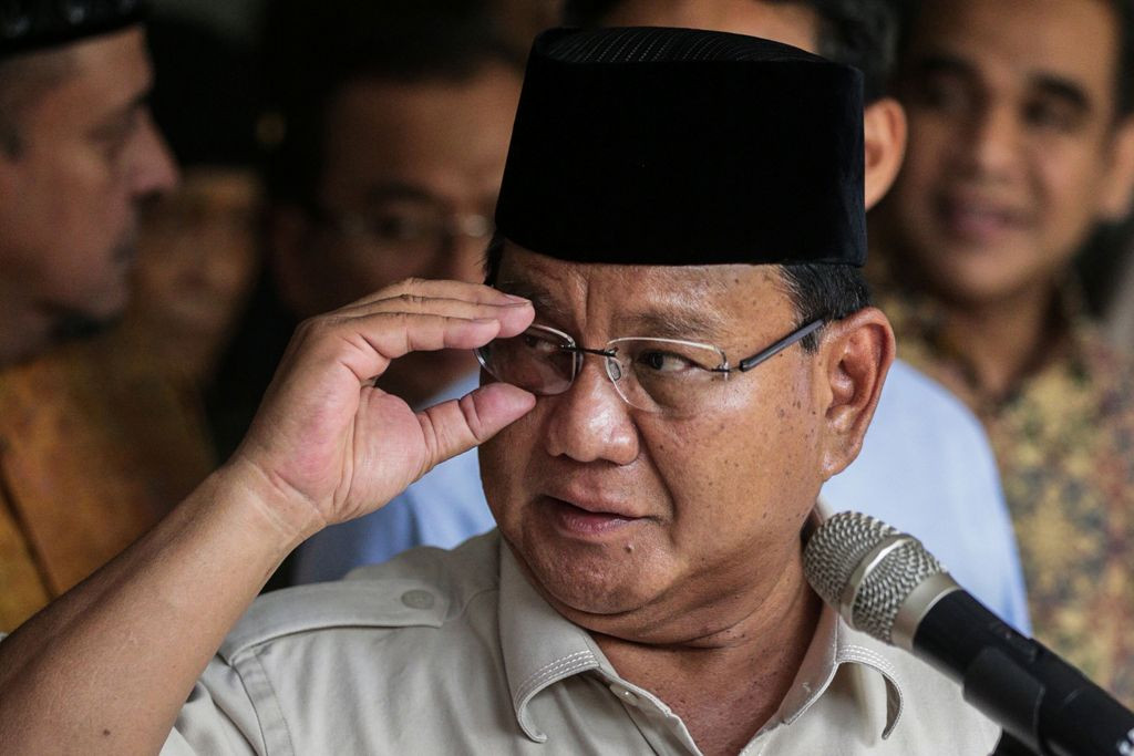 Prabowo Imbau Pendukungnya Balik Kanan