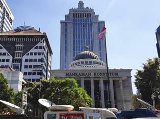 Gedung Mahkamah Konstitusi Dijaga Ketat