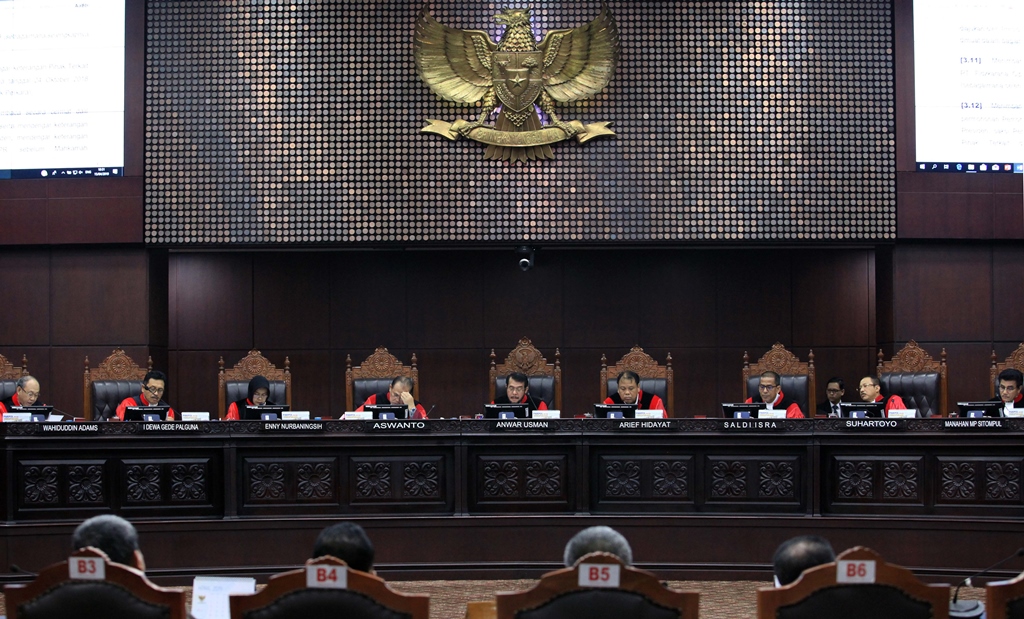 MK Bentuk Tiga Panel Hakim Urus Sengketa Pileg