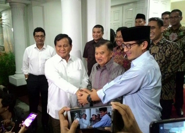 Kalla Jadi Titik Temu Jokowi-Prabowo