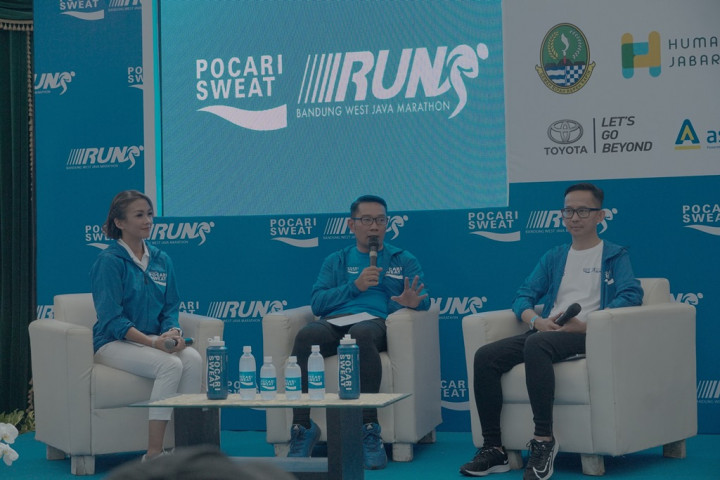 Ridwan Kamil Restui Pocari Sweat Run Bandung 2019