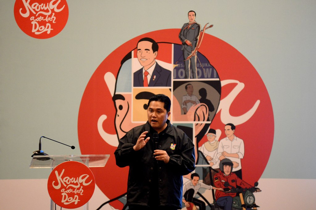 Erick Thohir: TKN dan BPN Berhubungan Baik