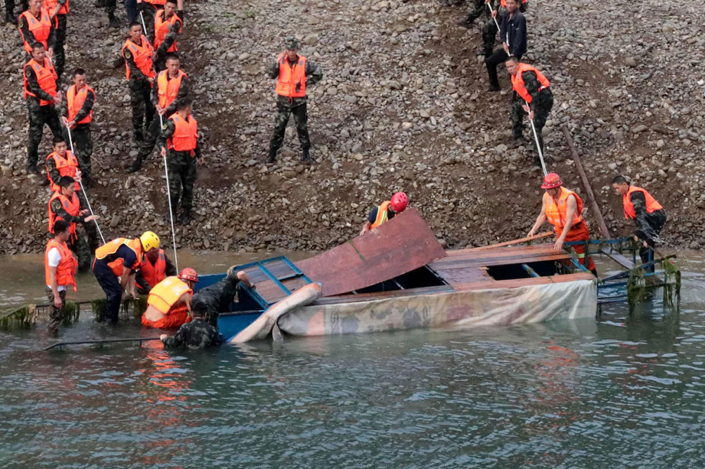 Kecelakaan Kapal di Tiongkok Tewaskan 10 Orang