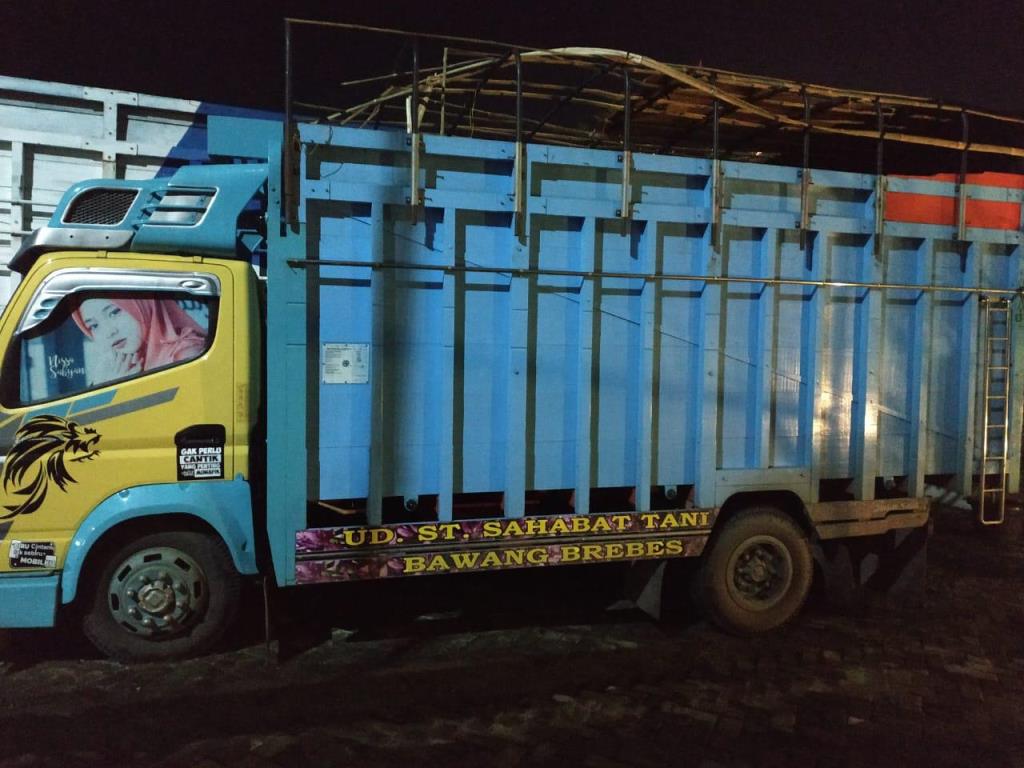 Truk sayur berisi 35 kg sabu diamankan BNN. foto: Humas BNN 