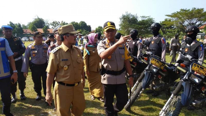Ratusan Polisi Bersiaga di Jalur Mudik Cirebon