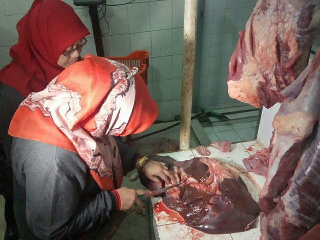 Hati Sapi Bercacing Ditemukan di Solo