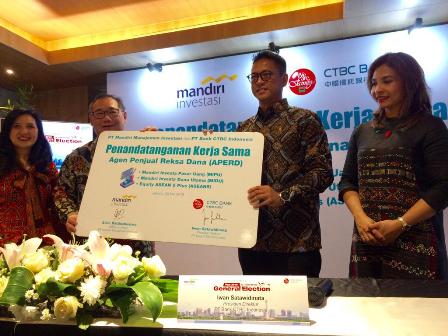 Mandiri Investasi Gandeng Bank CTBCI Pasarkan Produk Reksa Dana