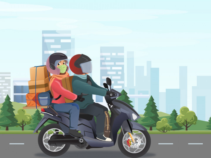 Enam Jurus Aman Mudik dengan Sepeda Motor.