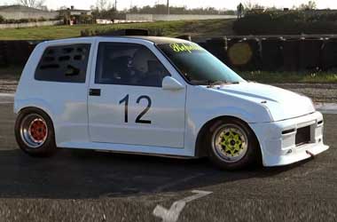 Fiat Cinquecento Cangkok Mesin Kawasaki Ninja ZX-14R